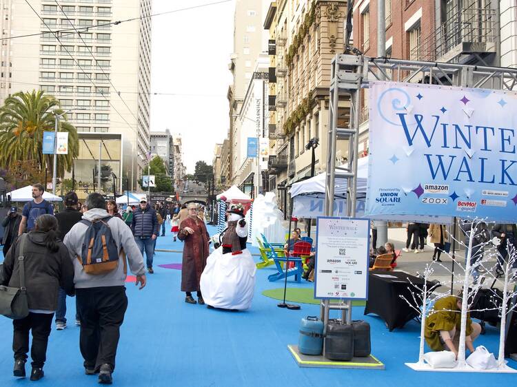 Winter Walk in Union Square