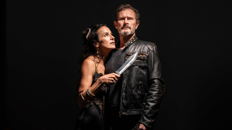 Nicole Nabout and Hugh Sexton as Lady Macbeth and Macbeth