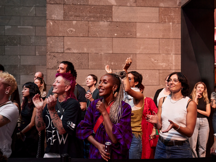 A crowd at NGV Friday Nights