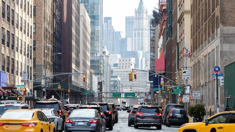 NYC car traffic