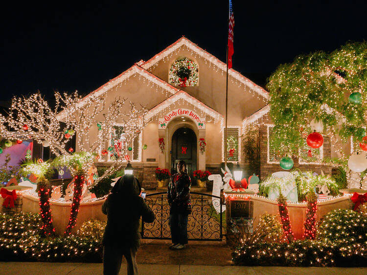 Candy Cane Lane in El Segundo