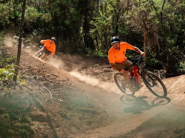 A 100km world-class mountain bike trail is coming to regional Victoria, with the first half now open