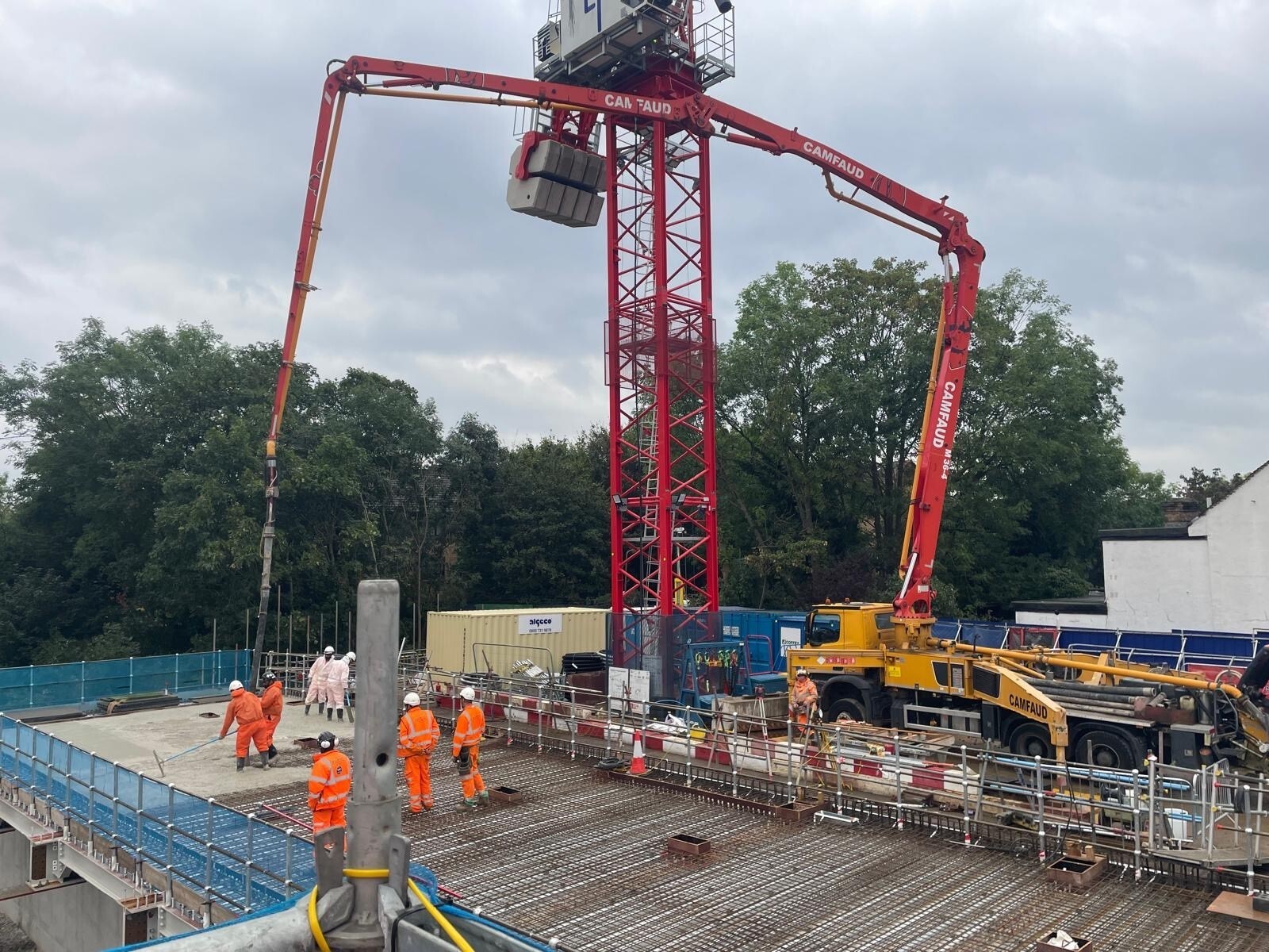 Colindale station construction