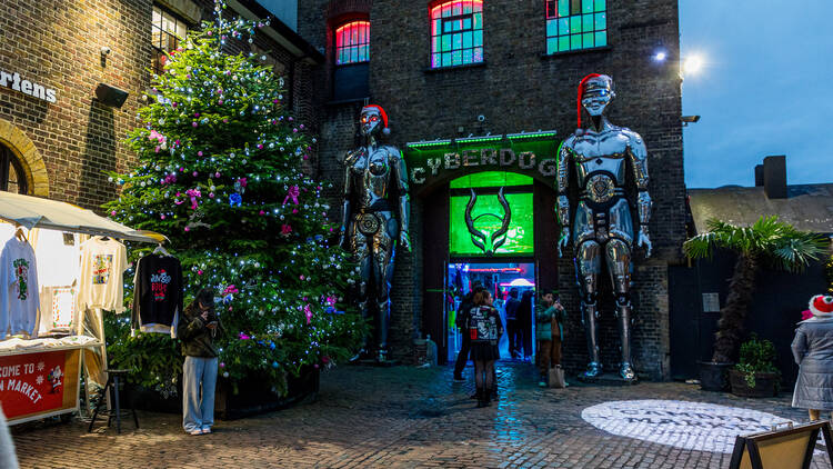 Camden Market at Christmas