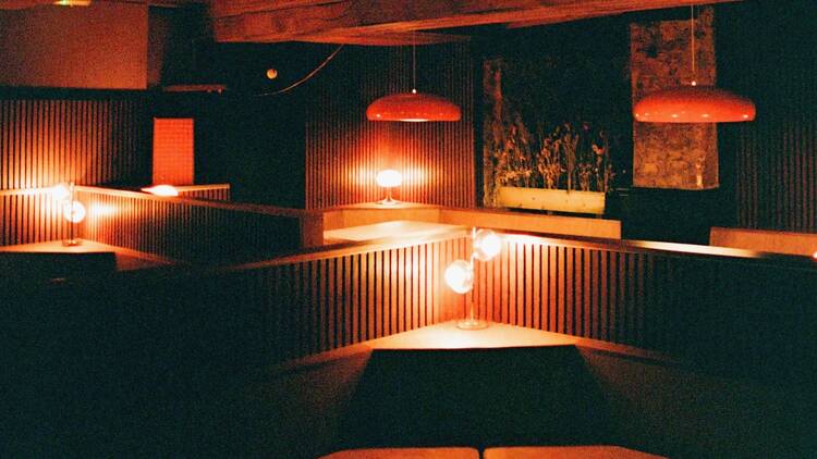 Interior of pub The Marquee Moon, Dalston