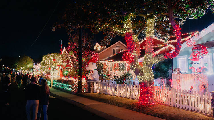 Candy Cane Lane in El Segundo