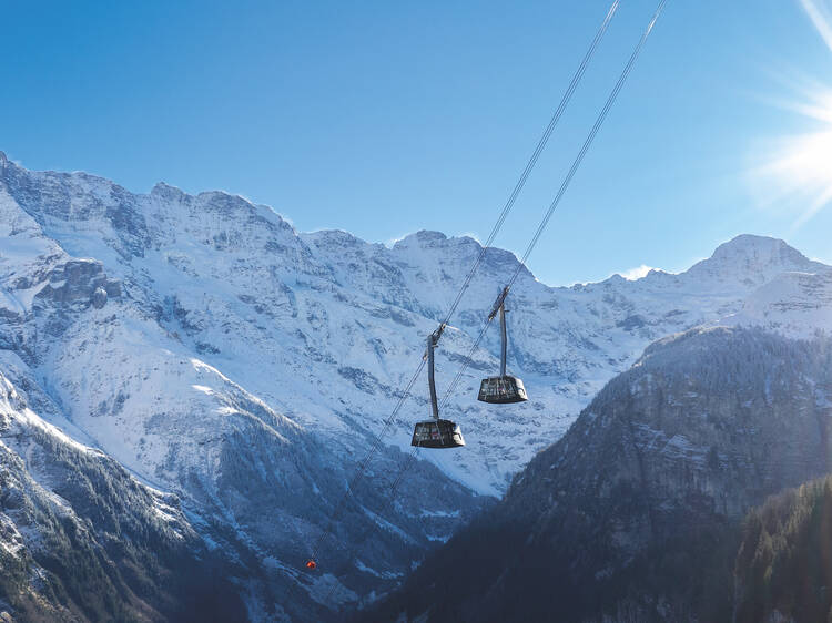 The world’s steepest cable car just opened in this European country