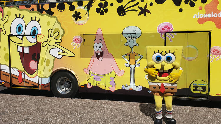 Conoce CDMX en el Turibus de Bob Esponja