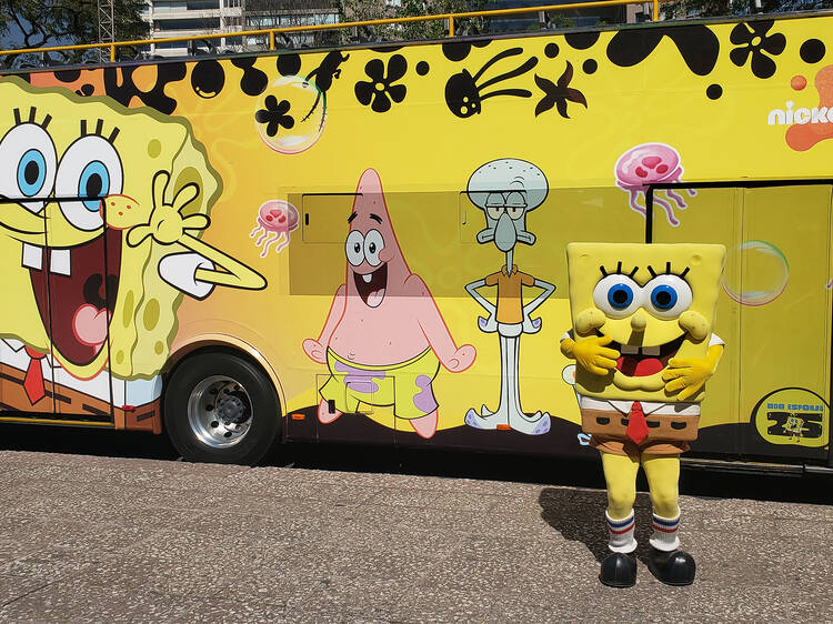 Conoce CDMX en el Turibus de Bob Esponja