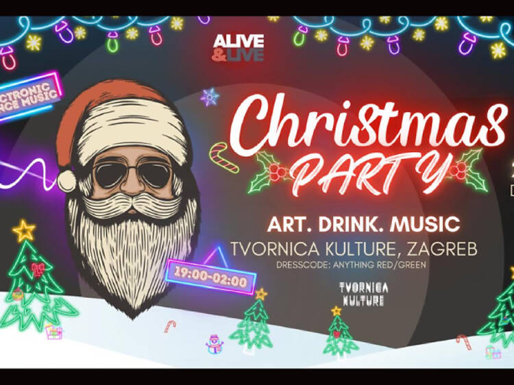 Join in the Christmas party with a twist at Zagreb’s Tvornica Kulture