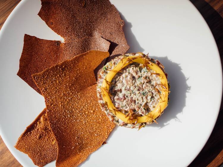 Venison tartare from Bûcheron in Minneapolis. 