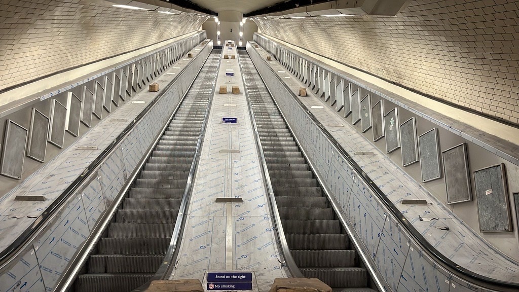 Kentish Town tube station after 18-month closure