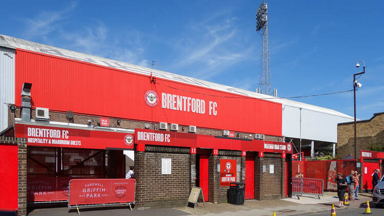 Griffin Park, the old stadium of Brentford Football Club