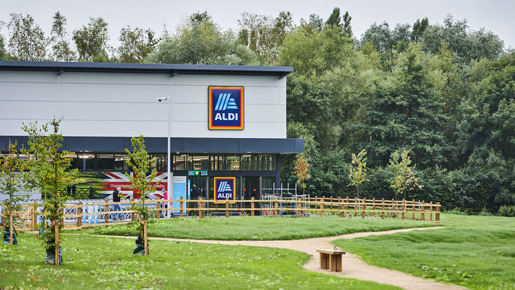 Aldi store exterior 