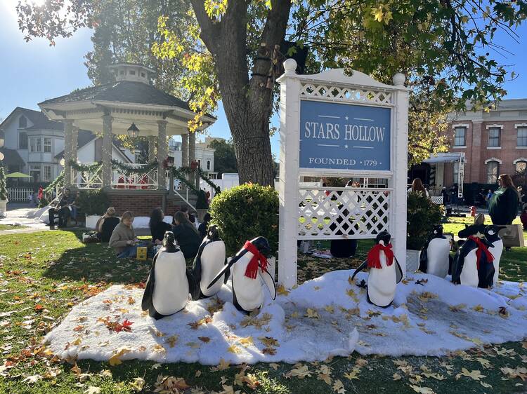 I spent a day in Stars Hollow—and talked to Luke!—during Warner Bros.’ Holidays Made Here