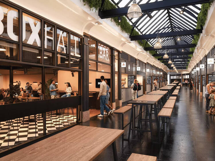 Pay a visit to Boxpark’s first indoor food hall