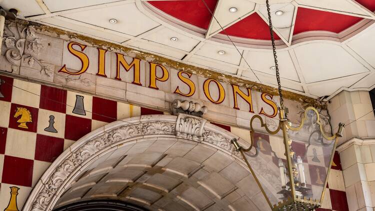 Dine in style at the revamped Simpson’s in the Strand