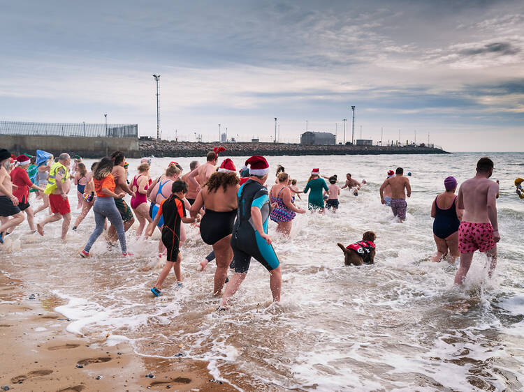 2024 Santa Swims in the UK are being cancelled due to sewage and pollution