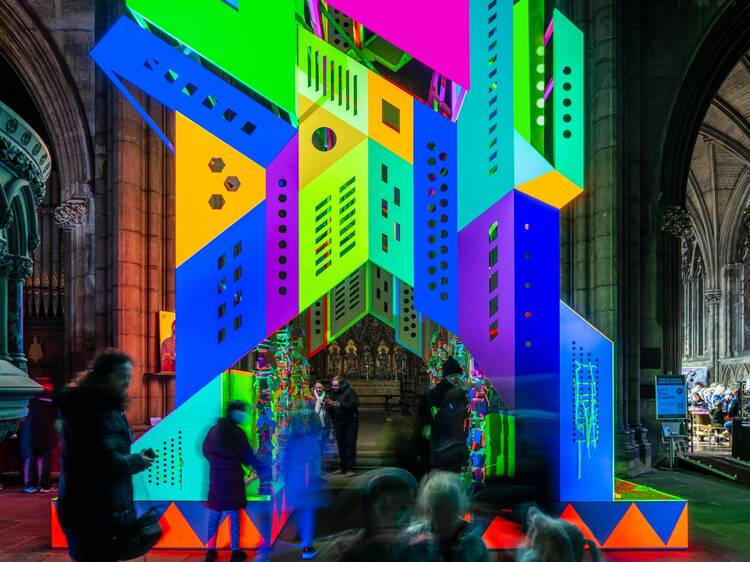 In pictures: Doncaster Minster’s huge, spectacular Festival of Light installation