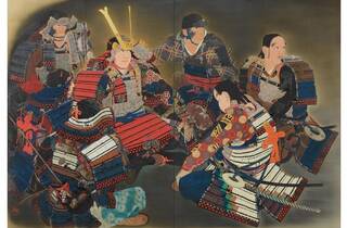 カラフルな武士の日本画 image.jpg