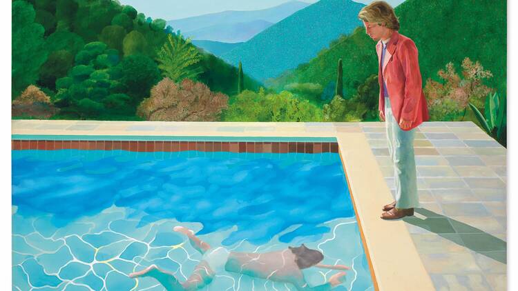 David Hockney, Portrait of an Artist (Pool with Two Figures), 1972