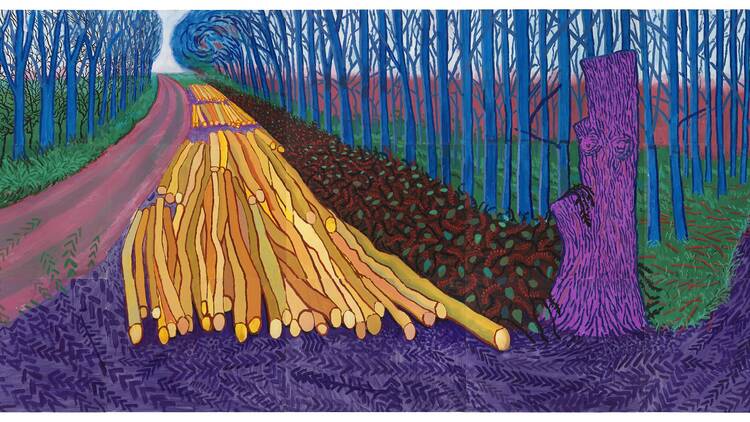 David Hockney, Winter Timber, 2009