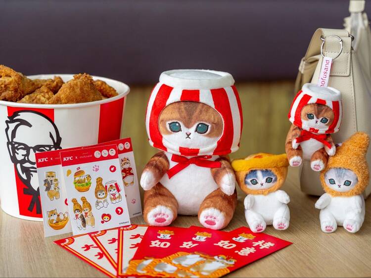 KFC Singapore has a Mofusand collaboration with cute merch like plushies, plus new CNY 2025 menu