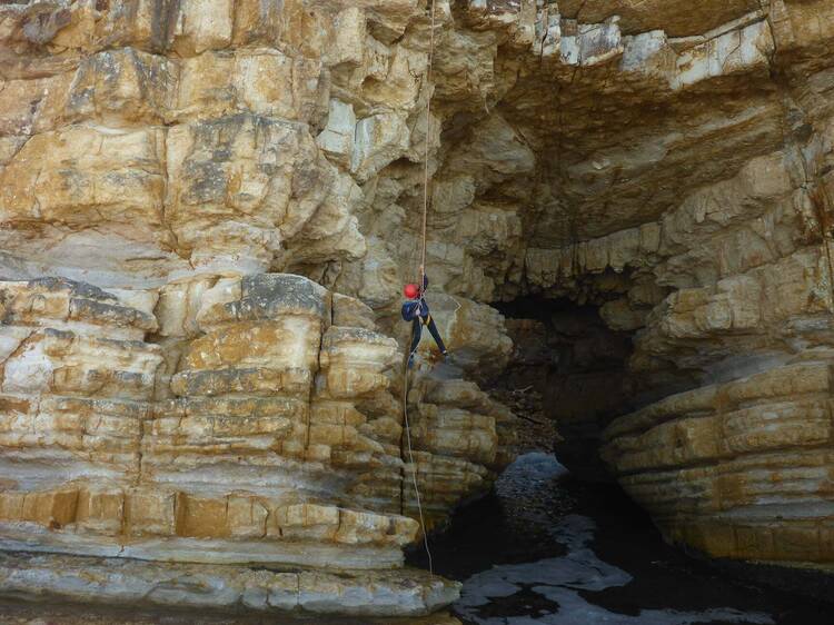 Go abseiling at Blackmans Bay