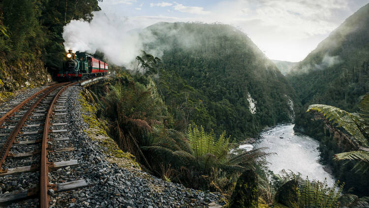 Board the West Coast Wilderness Railway