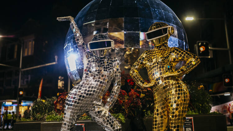 Performers at the Oxford Street Fair