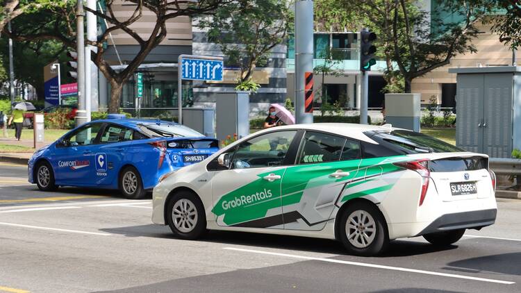 Taxi cab ride-hailing Singapore platform fee increase