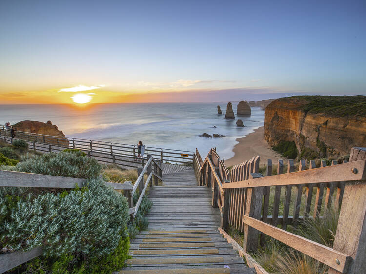 Twelve Apostles at sunset