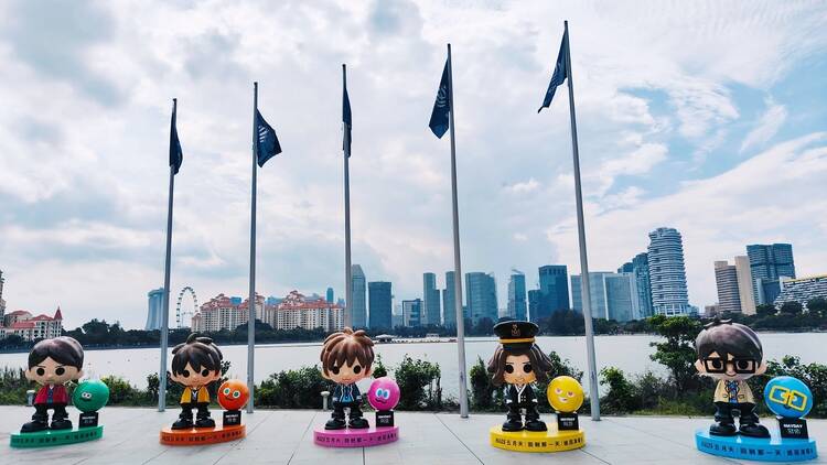 Mayday Land Singapore concert statue installations