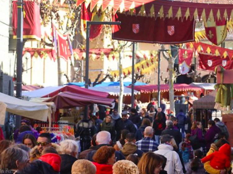 Una tradicional feria medieval se instala en este pueblo a 30 minutos de Barcelona