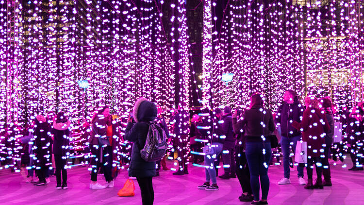 Winter Lights at Canary Wharf