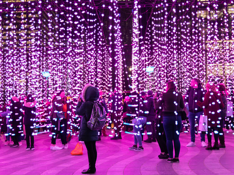 Winter Lights at Canary Wharf