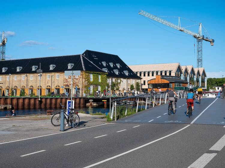 Cycle around the Havneringen (Harbour Ring)