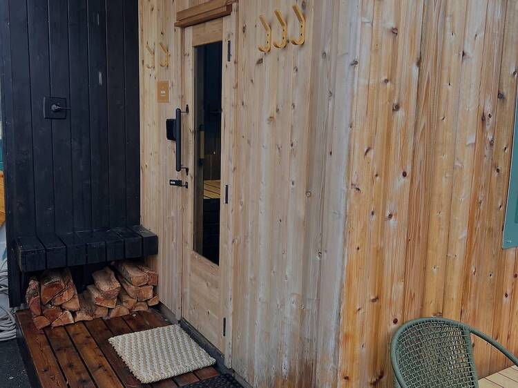 Experience a Nordic-style sauna in Somerville