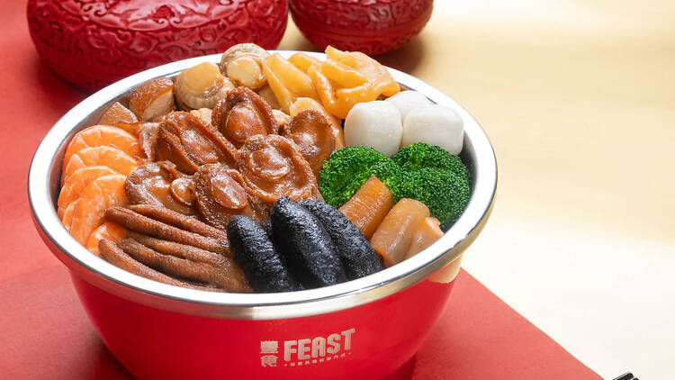 盆菜推介2025｜Feast：鮑魚珍饈豐食盆菜