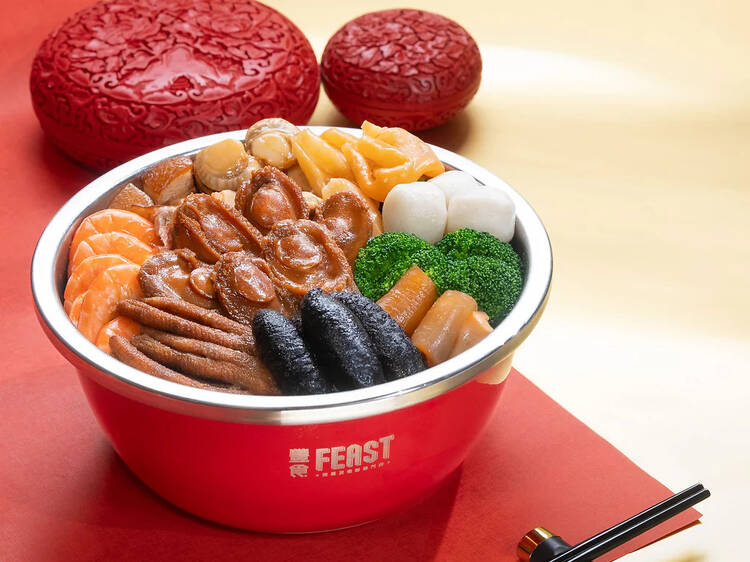 盆菜推介2025｜Feast：鮑魚珍饈豐食盆菜