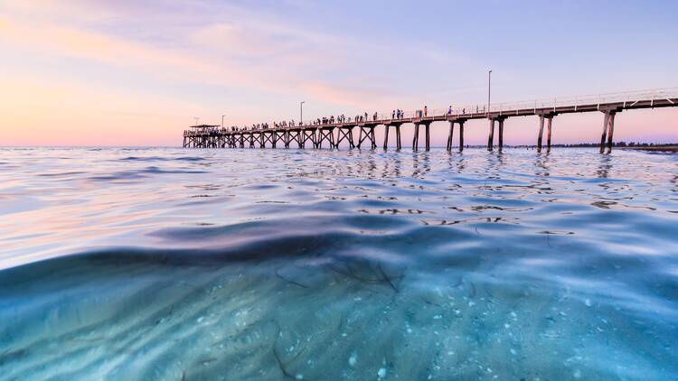 Take a salty dip along Adelaide’s lengthy coastline