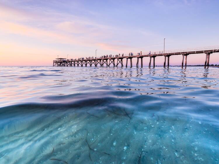 Take a salty dip along Adelaide’s lengthy coastline