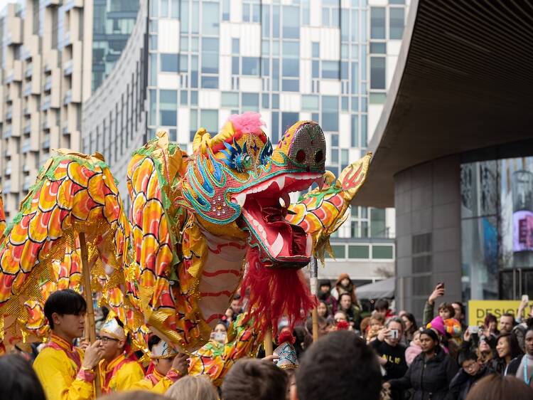 Year of the Snake at Greenwich Peninsula