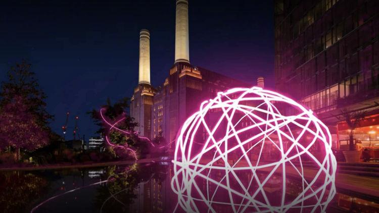 Have an illuminating time at Light Festival at Battersea Power Station