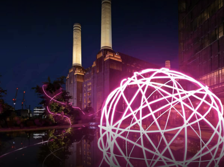 Have an illuminating time at Light Festival at Battersea Power Station