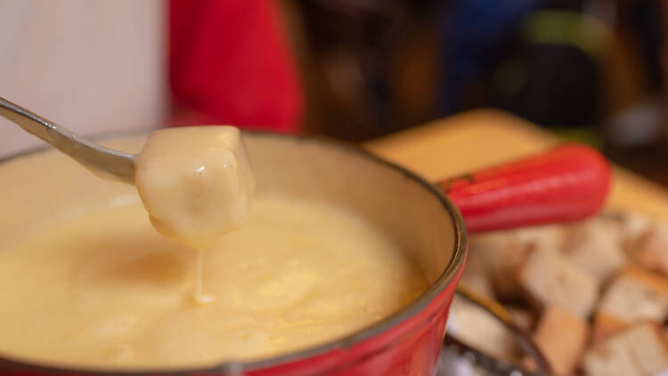 Get stuck into fondue at the Widder Garden