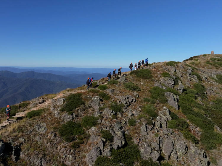 Australia's first 'via ferrata' rock climbing experience in regional Victoria has reopened for summer