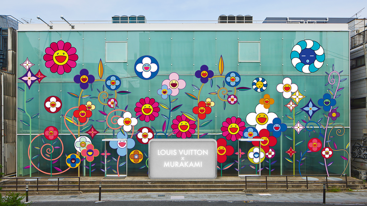 Takashi Murakami and Louis Vuitton take over Harajuku with a pop-up shop and café