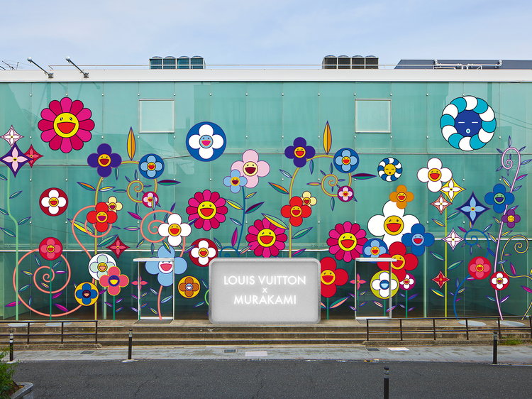 Takashi Murakami and Louis Vuitton take over Harajuku with a pop-up shop and café