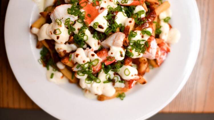 Lobster poutine at Cunard Tavern chef Tony Messina